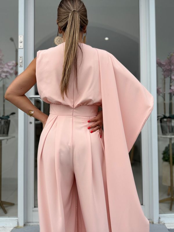 Peach Elegant Jumpsuit