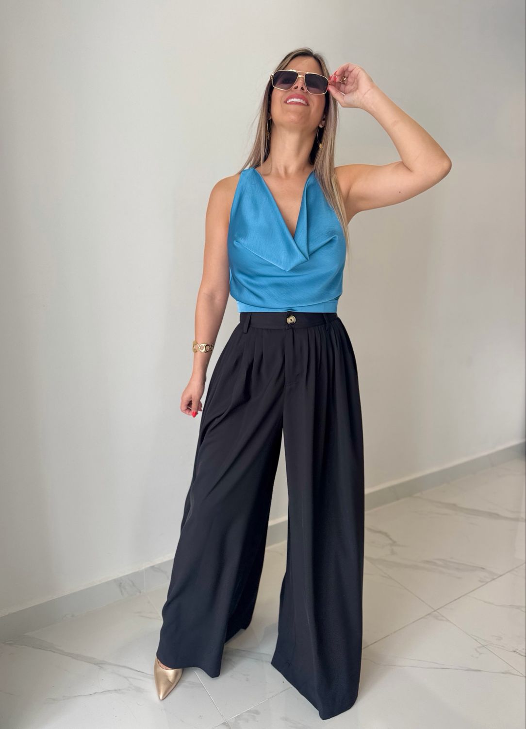 Black Palazzo Pant