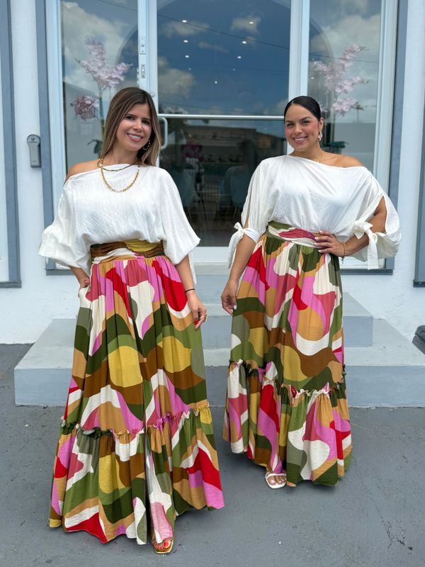 Colorful Exclusive Skirt Set
