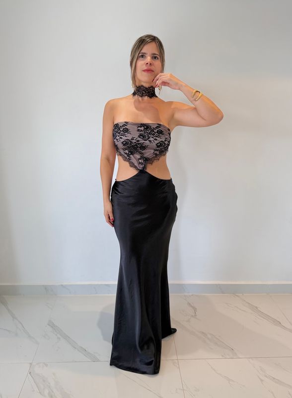 Black Lace Elegant Dress