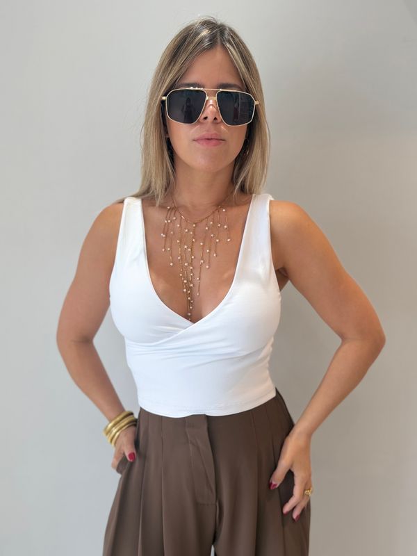 White Basic One Size