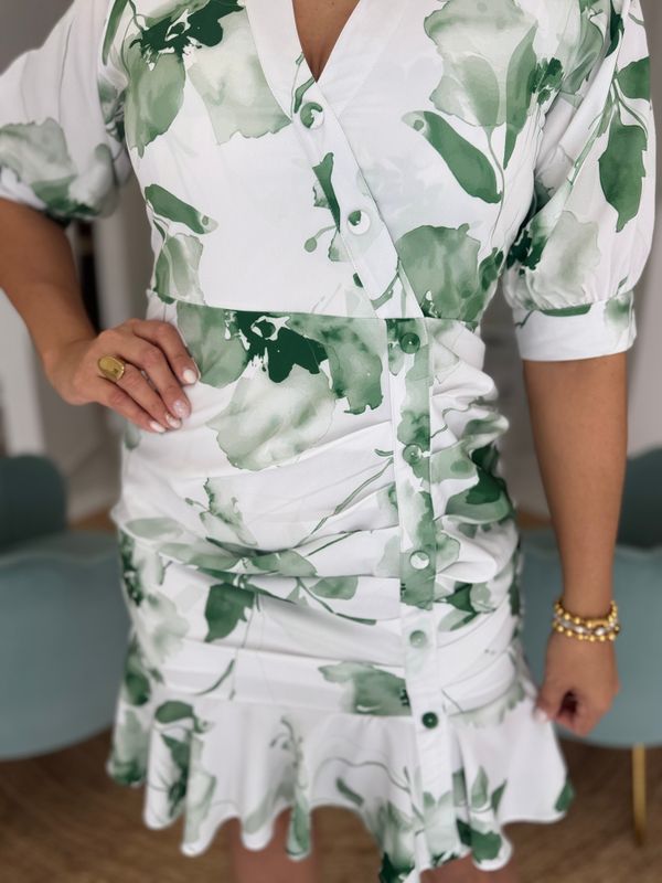 Green Printed Exclusive Collection Dress