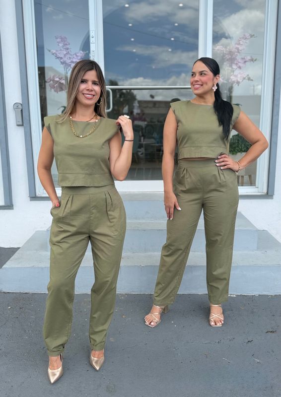 Militar Green Casual Set Nostrum Brand