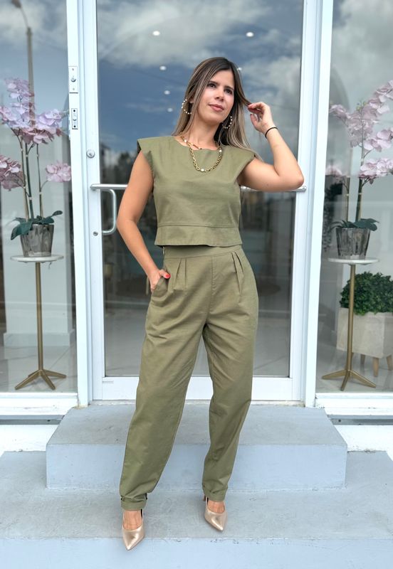 Militar Green Casual Set Nostrum Brand