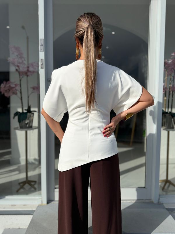 White Fashion Blouse