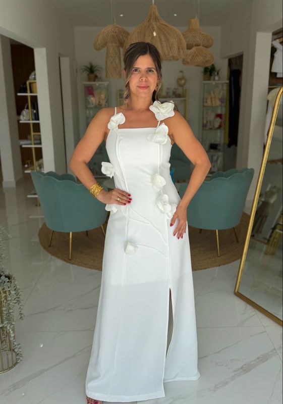 White Flowers Exclusive Collection Dress