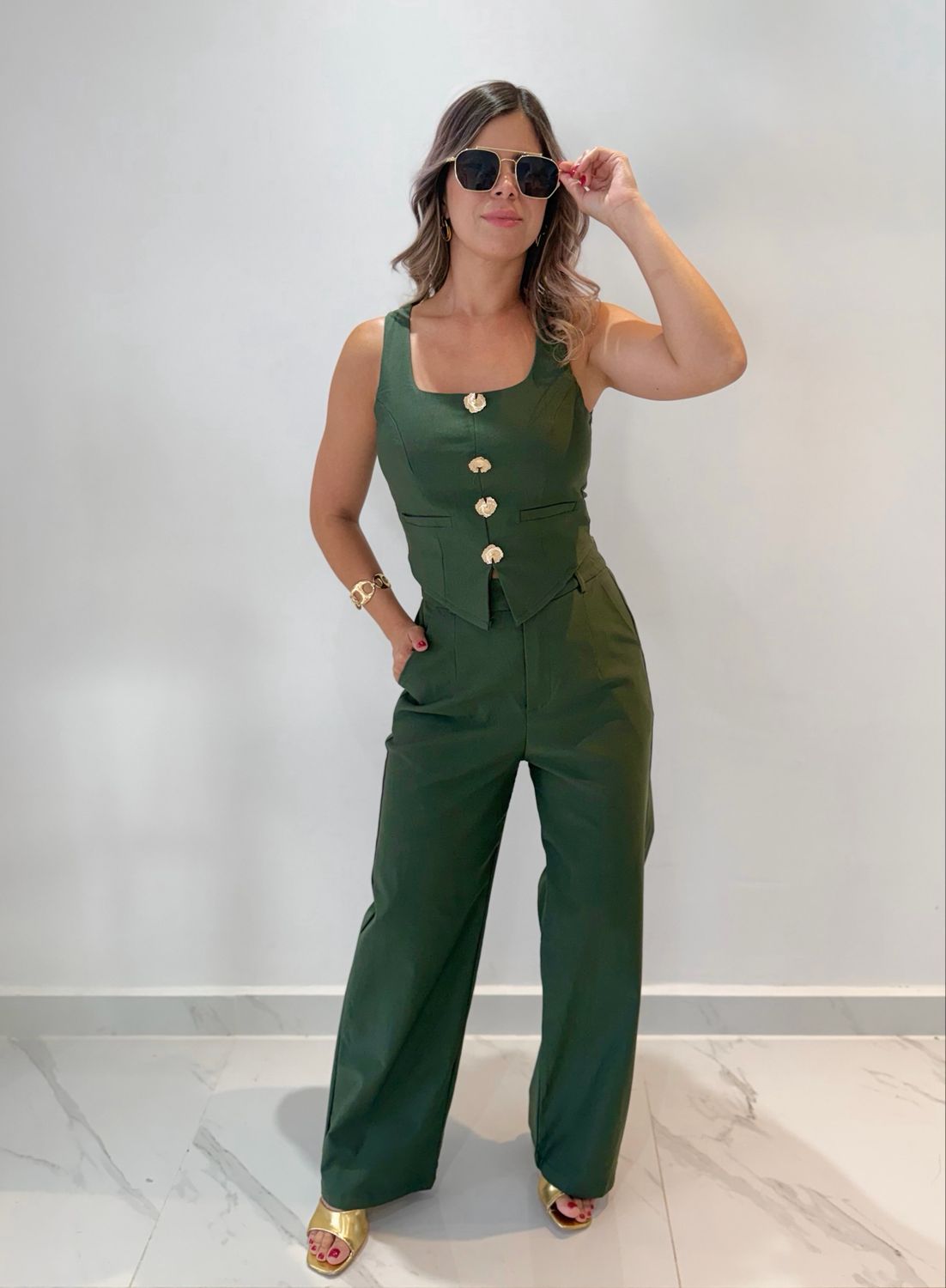 Dark Olive Comfy Set