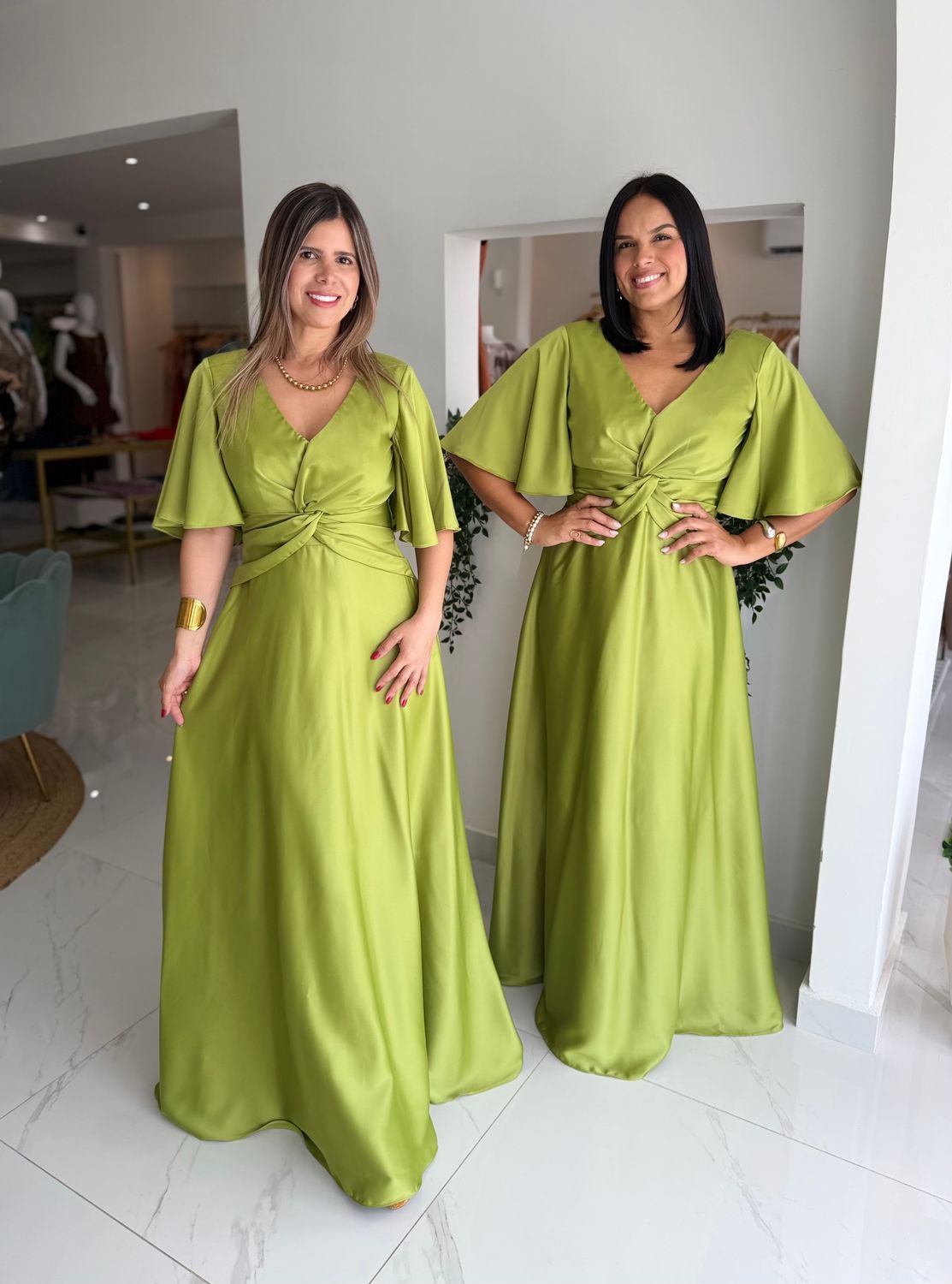 Green Exclusive Collection Formal Dress