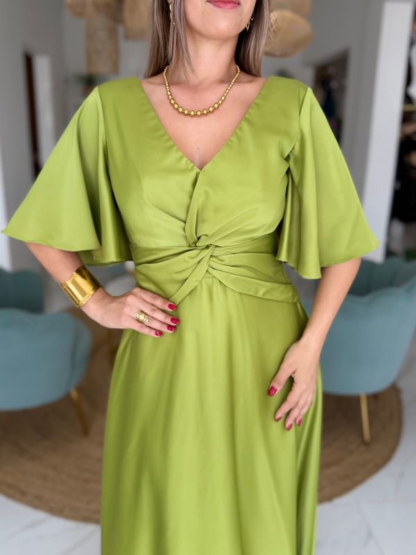 Green Exclusive Collection Formal Dress