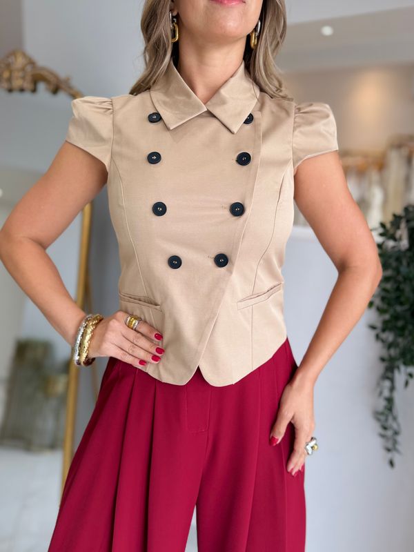 Beige Blouse