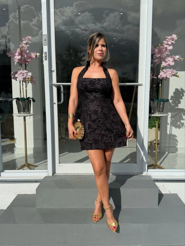 Black Fashion Short Dress