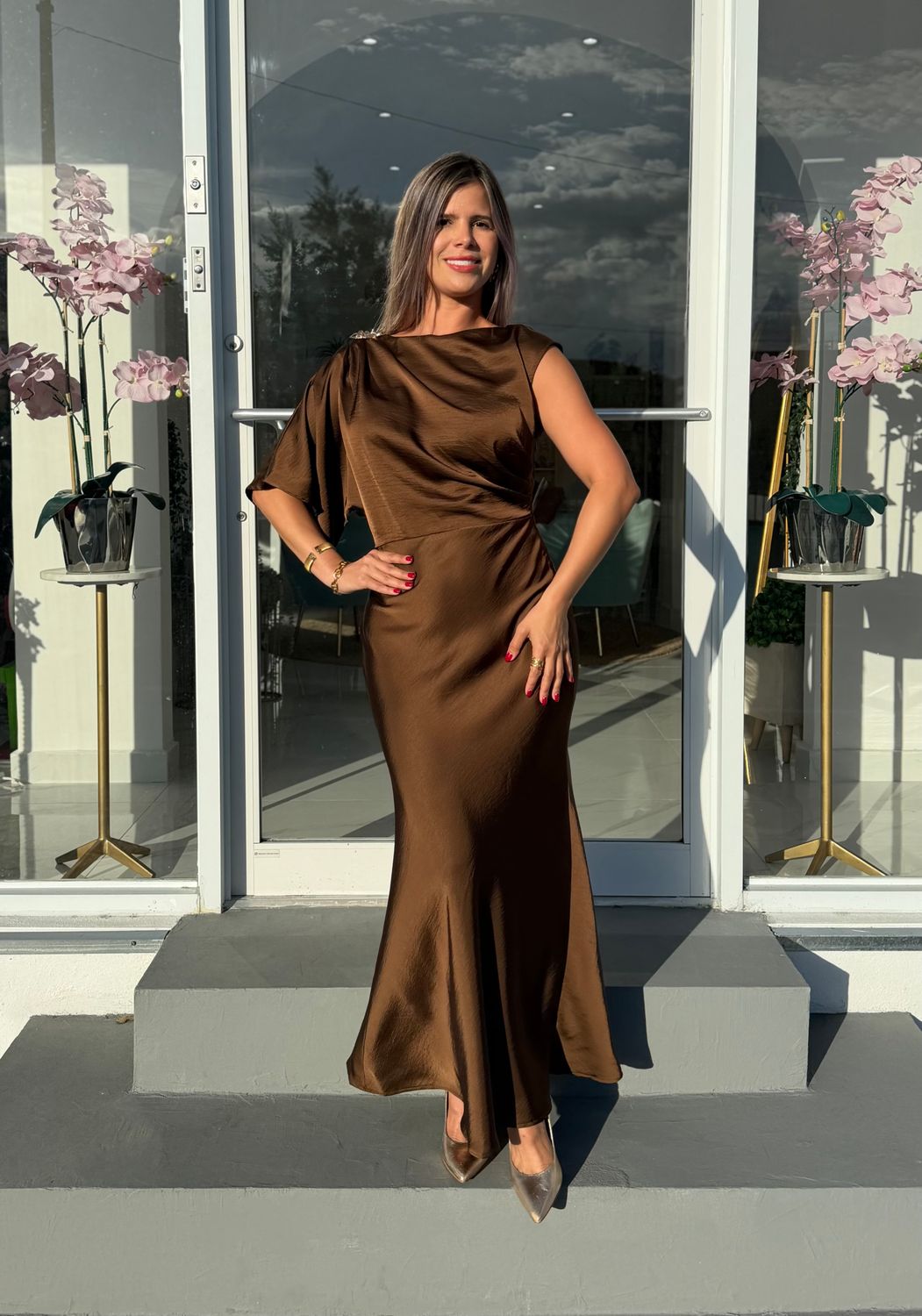 Chocolate Cocktail Dress