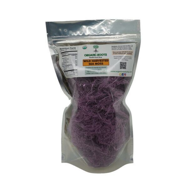 Organic Rootz Wild Harvested Purple Dry Sea Moss