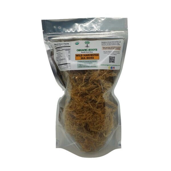 Organic Rootz Wild Harvested Gold Dry Sea Moss
