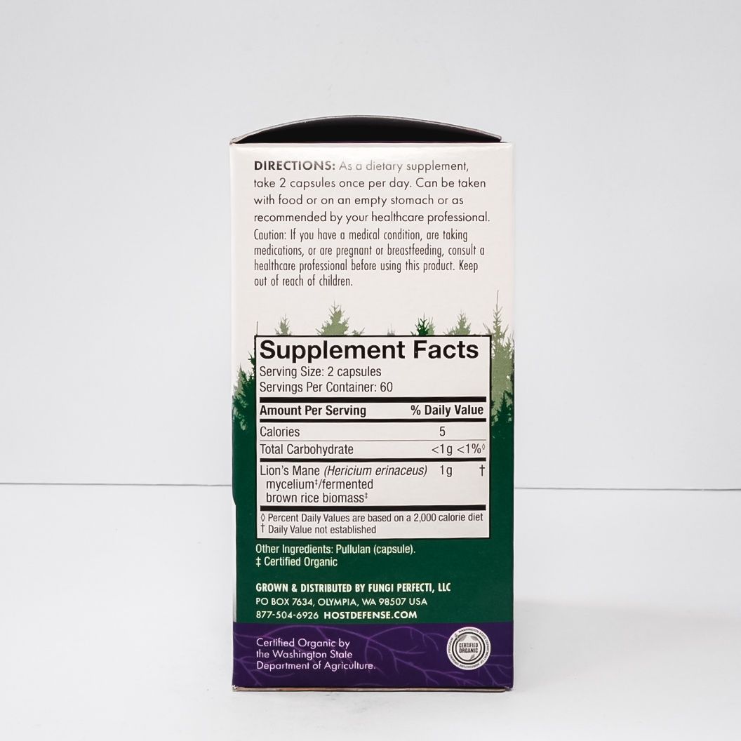 Host Defense Lion’s Mane Mushroom