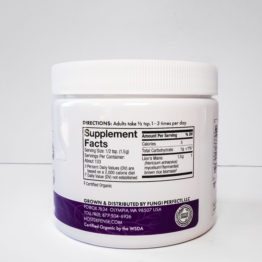 Host Defense Lion’s Mane Mushroom Powder