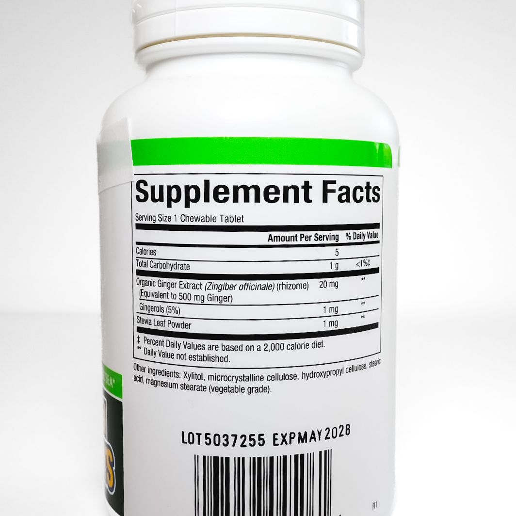 Natural Factors Chewable Ginger