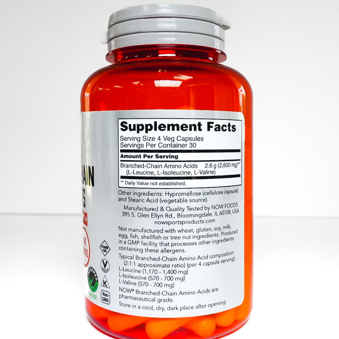 Now Foods Branched Chain Amino Acids Capsules