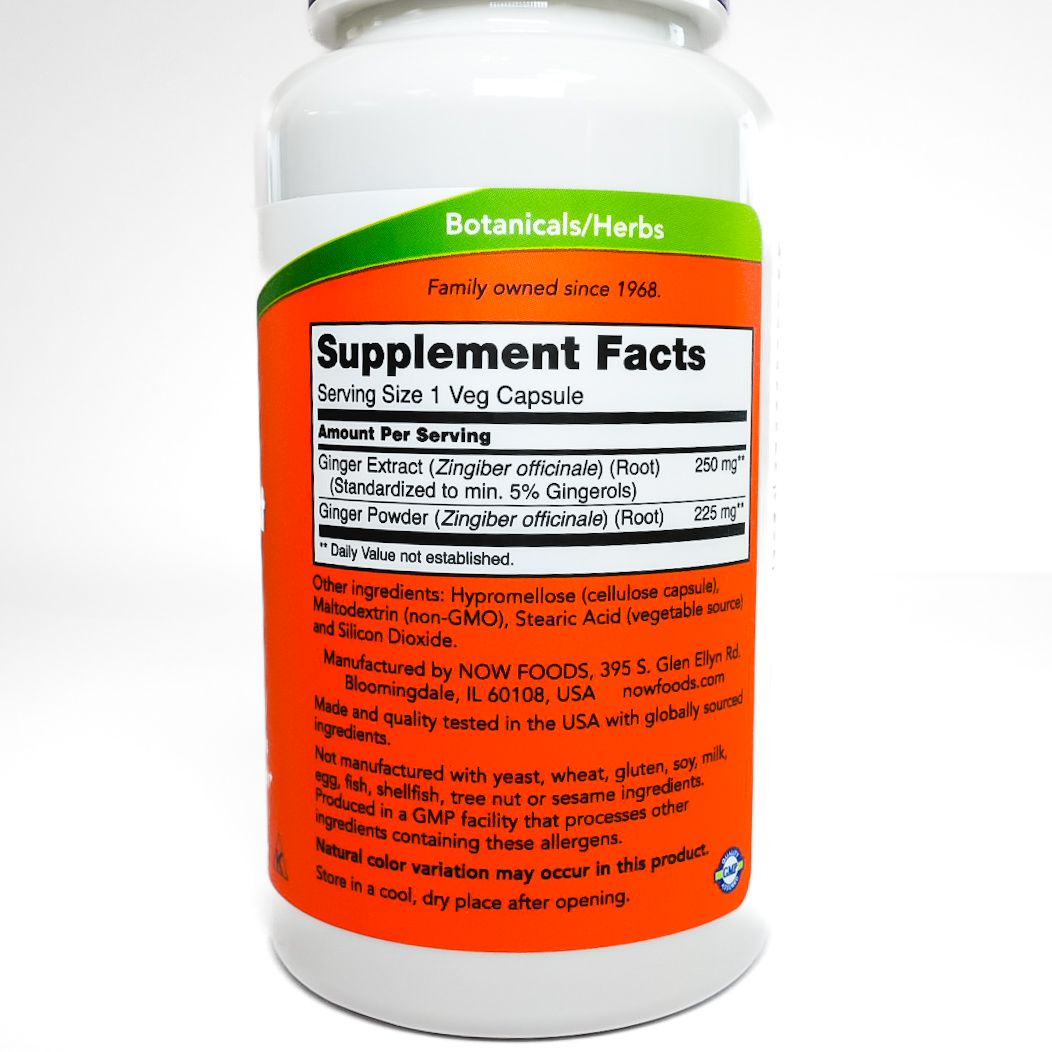 Now Foods Ginger Root Extract
