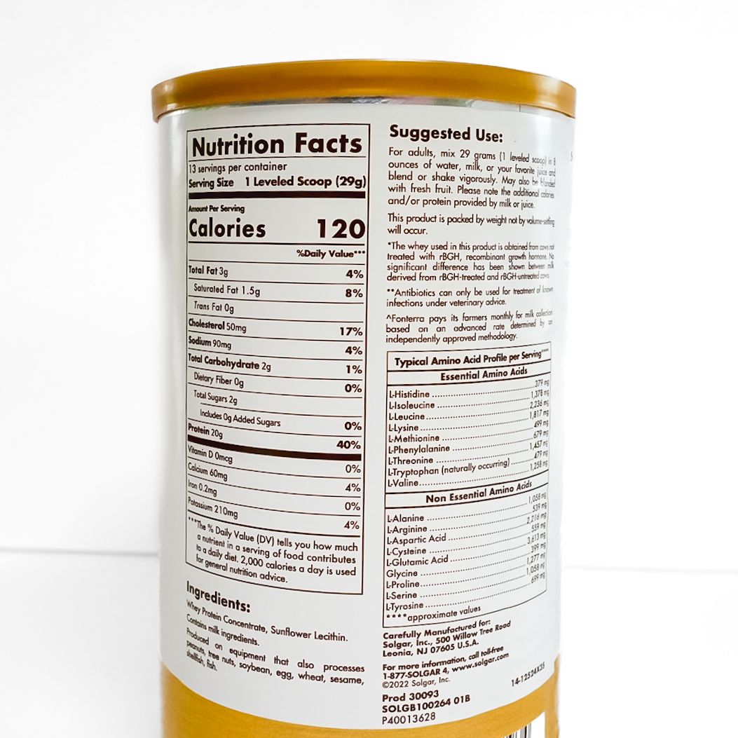 Grass Fed Whey Protein (Unflavored)