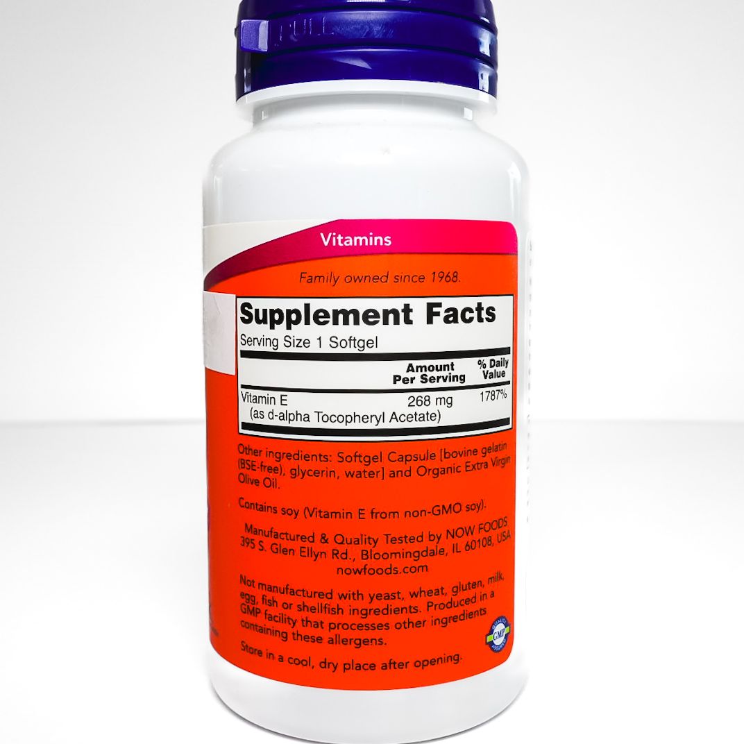 Now Foods E-400 D-Alpha Tocopheryl