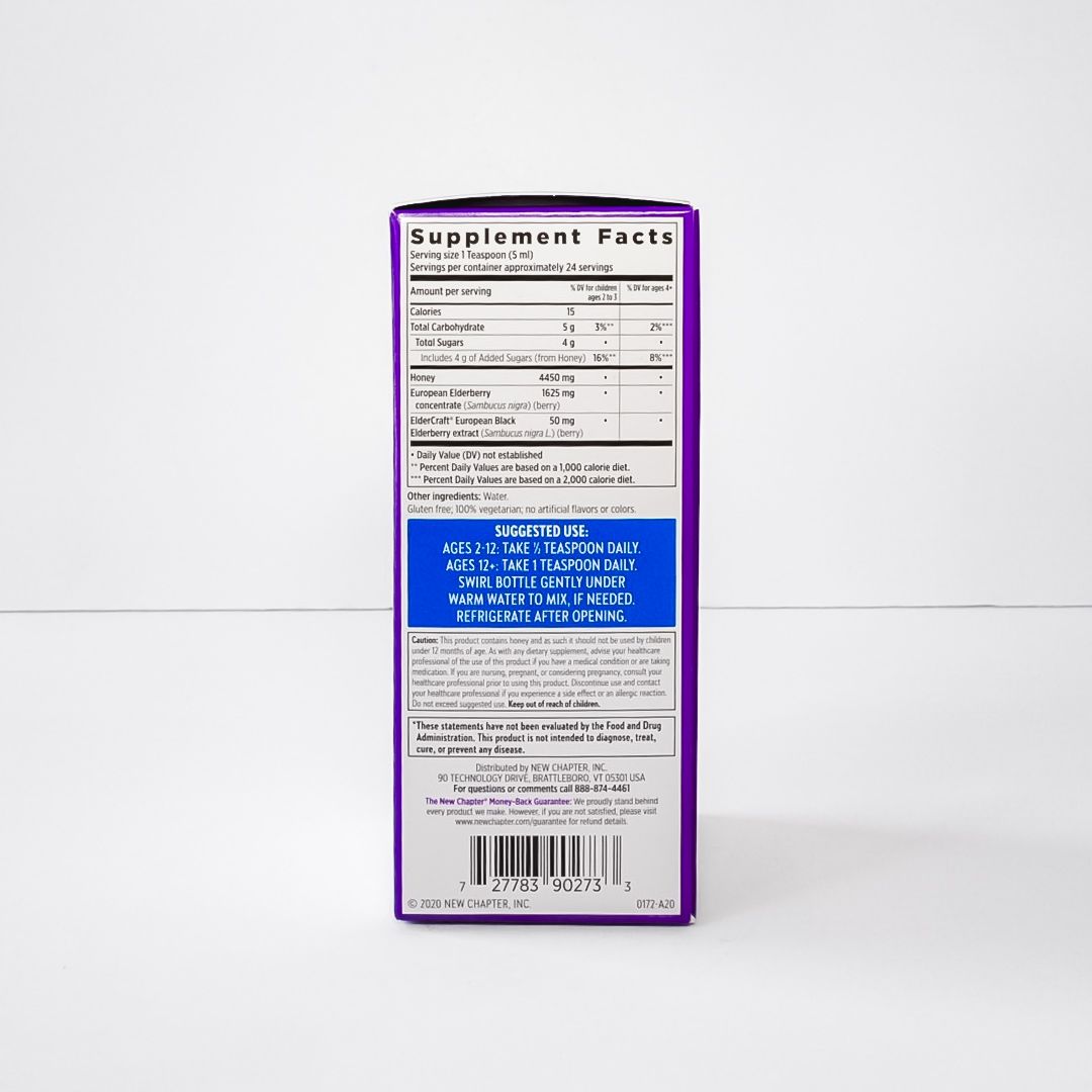 New Chapter Elderberry Syrup + Honey