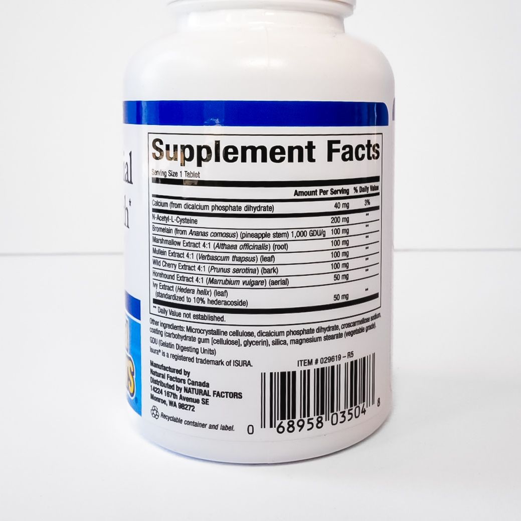 Natural Factors Lung, Bronchial & Sinus Health