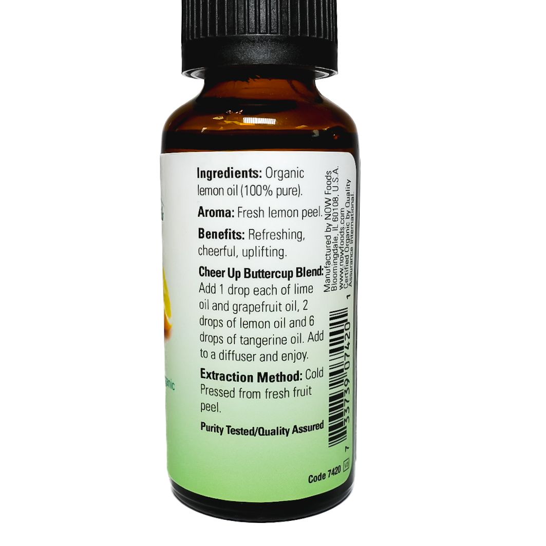 Now Foods Lemon Essential Oil