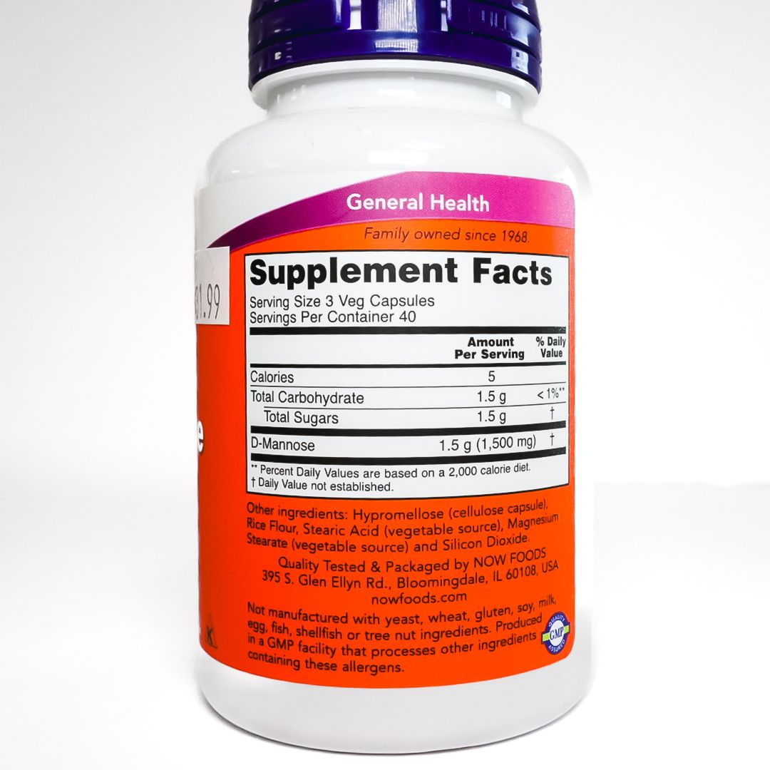 Now foods D-Mannose Capsules