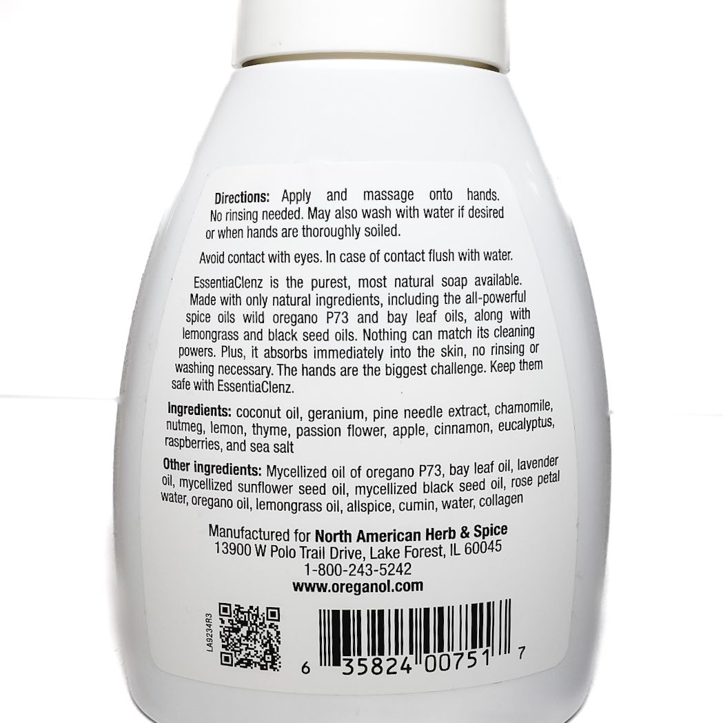 North American Herb And Spice Essentia Clenz Waterless Soap