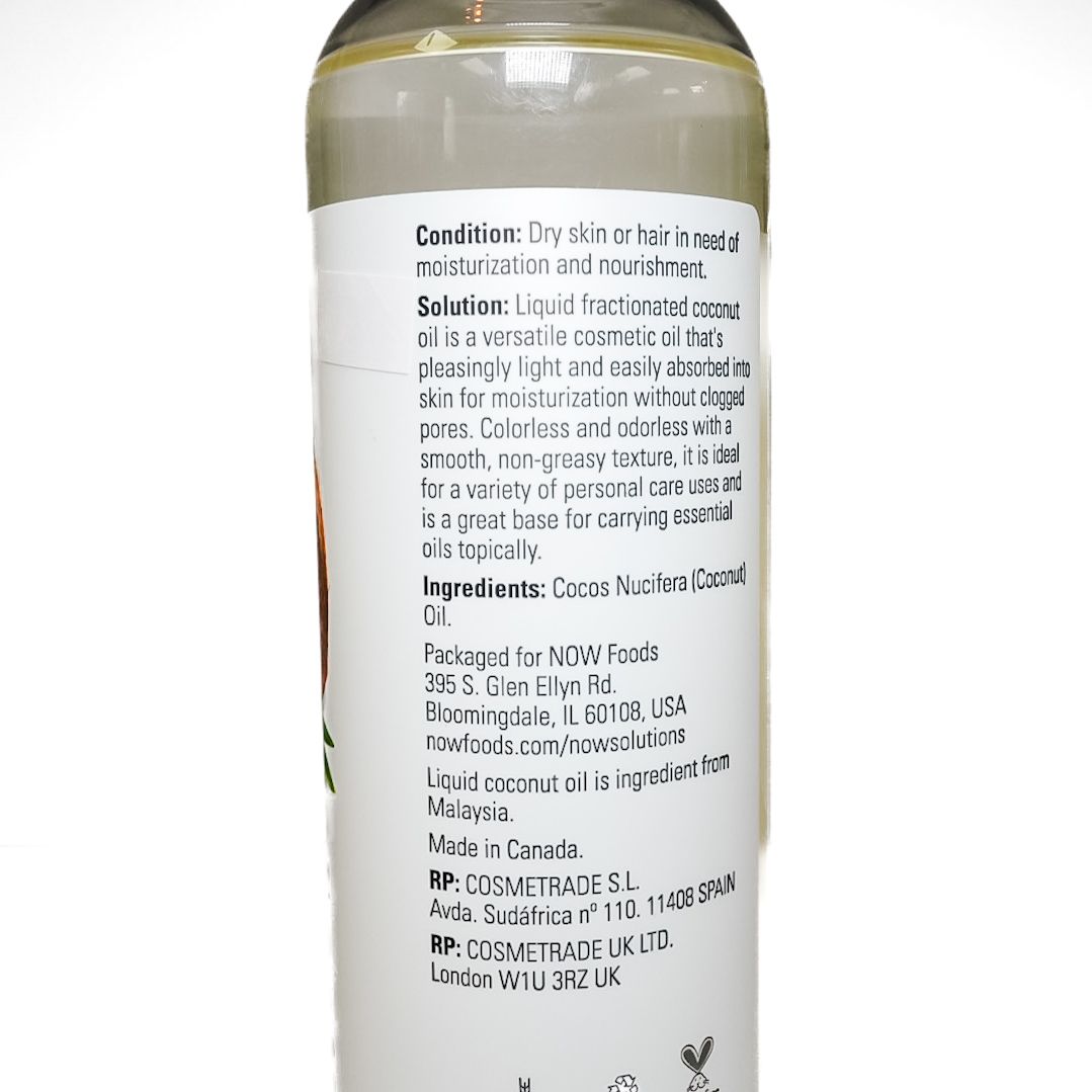 Now Foods Liquid Coconut Oil