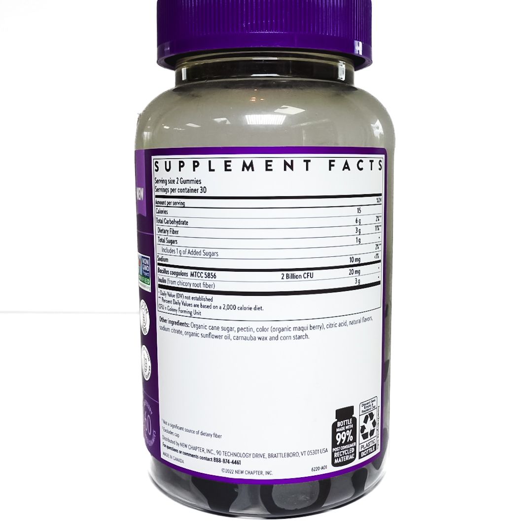 New Chapter All Flora Probiotic + Prebiotic Gummies