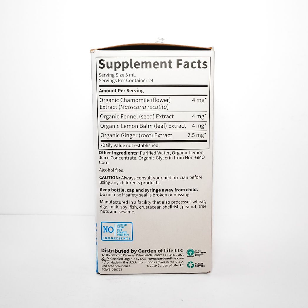 Garden Of Life Baby Gripe Water