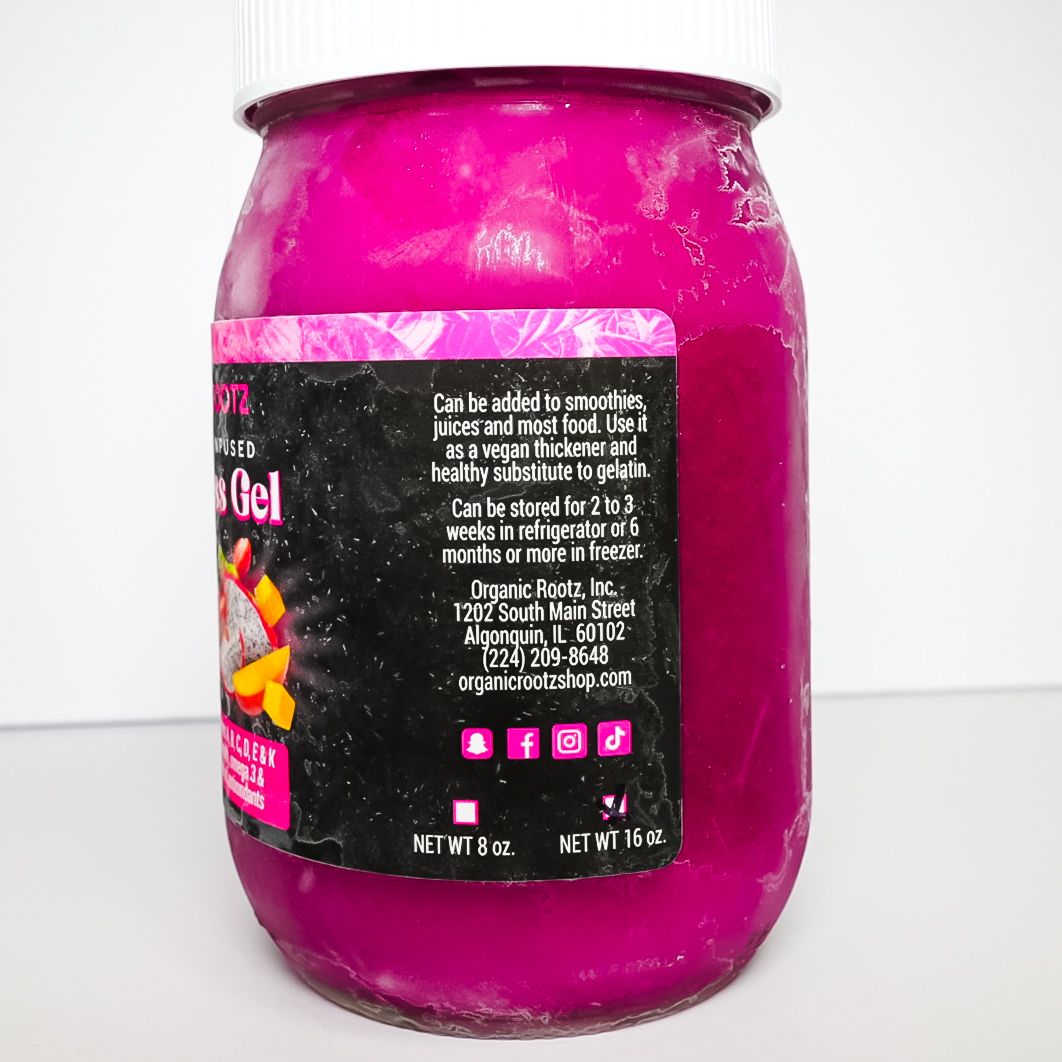 Organic Rootz Dragon Berry Sea Moss Gel