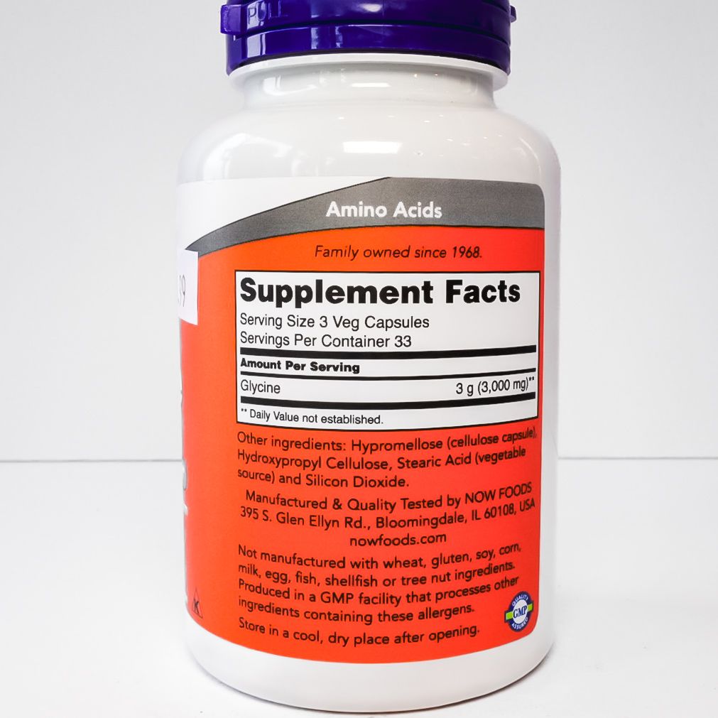 Now Foods Glycine Capsules
