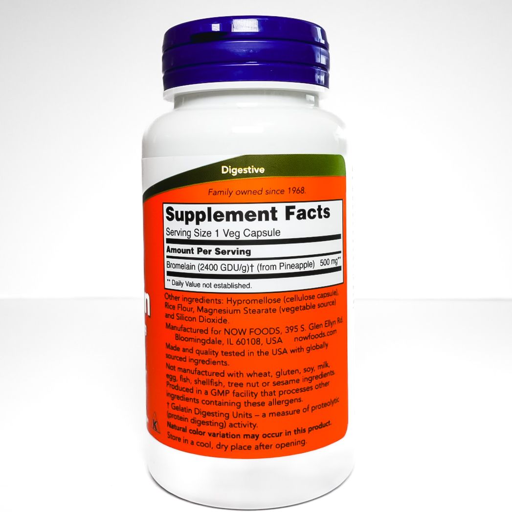 Now Foods Bromelain Capsules