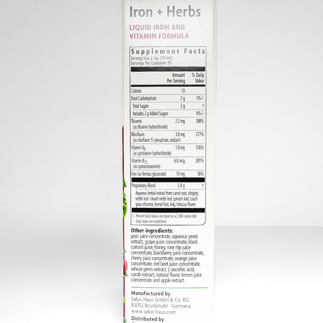 Gaia Herbs Floradix Iron+ Herbs