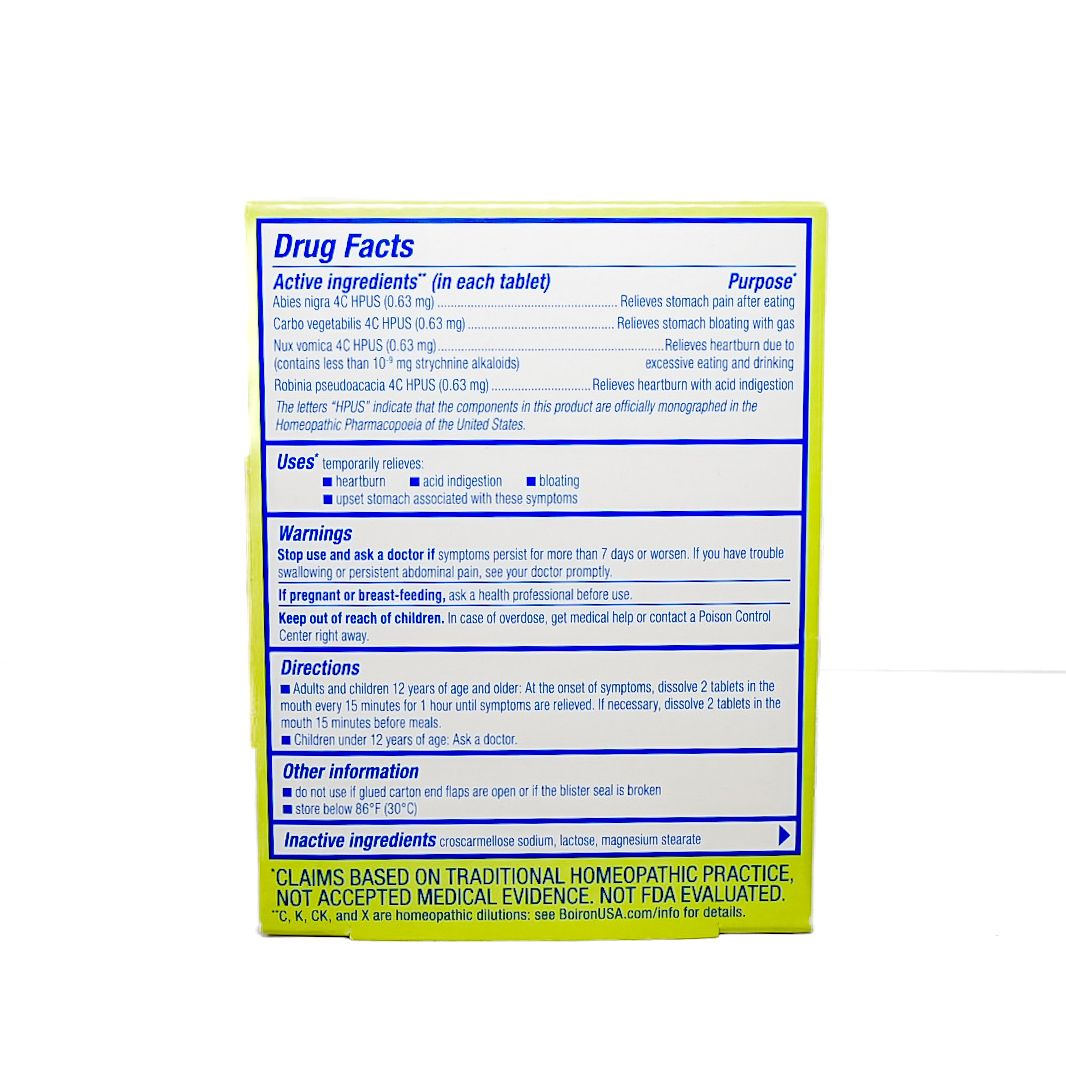 Boiron Acidil Meltaway Tablets