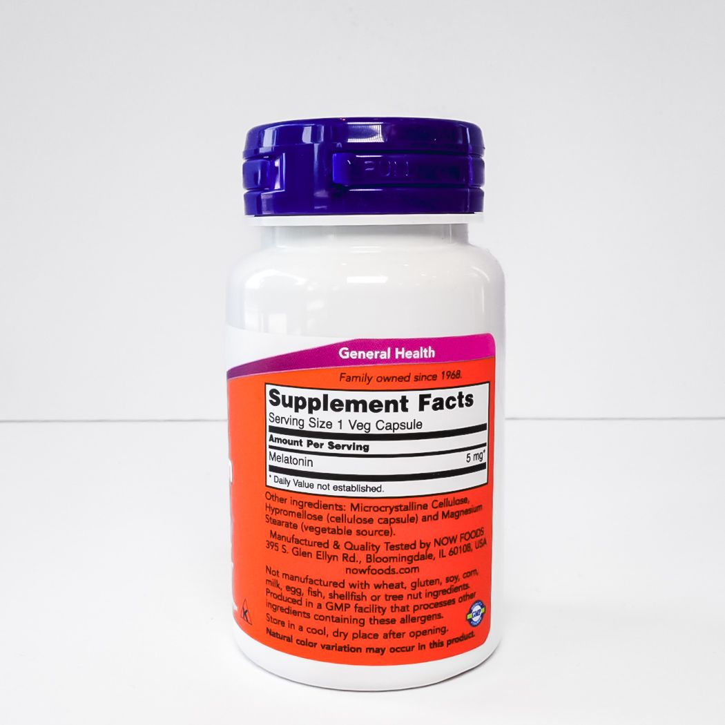 Now Foods Melatonin 5 mg