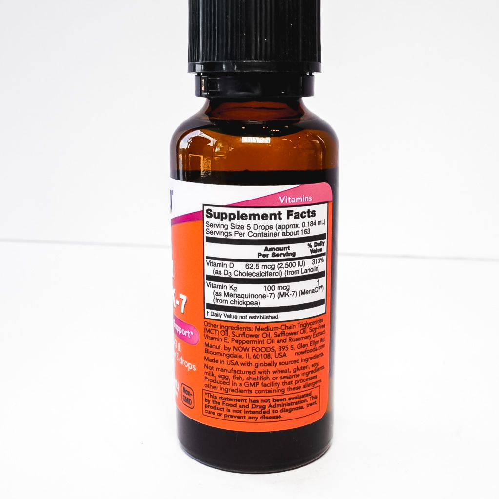 Now Foods Liquid D-3 & MK-7