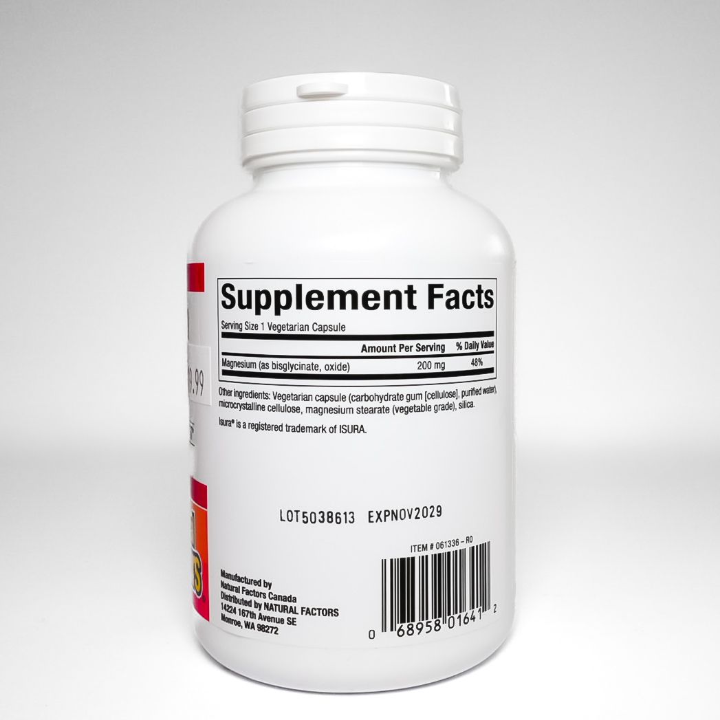 Natural Factors Magnesium Bisglycinate