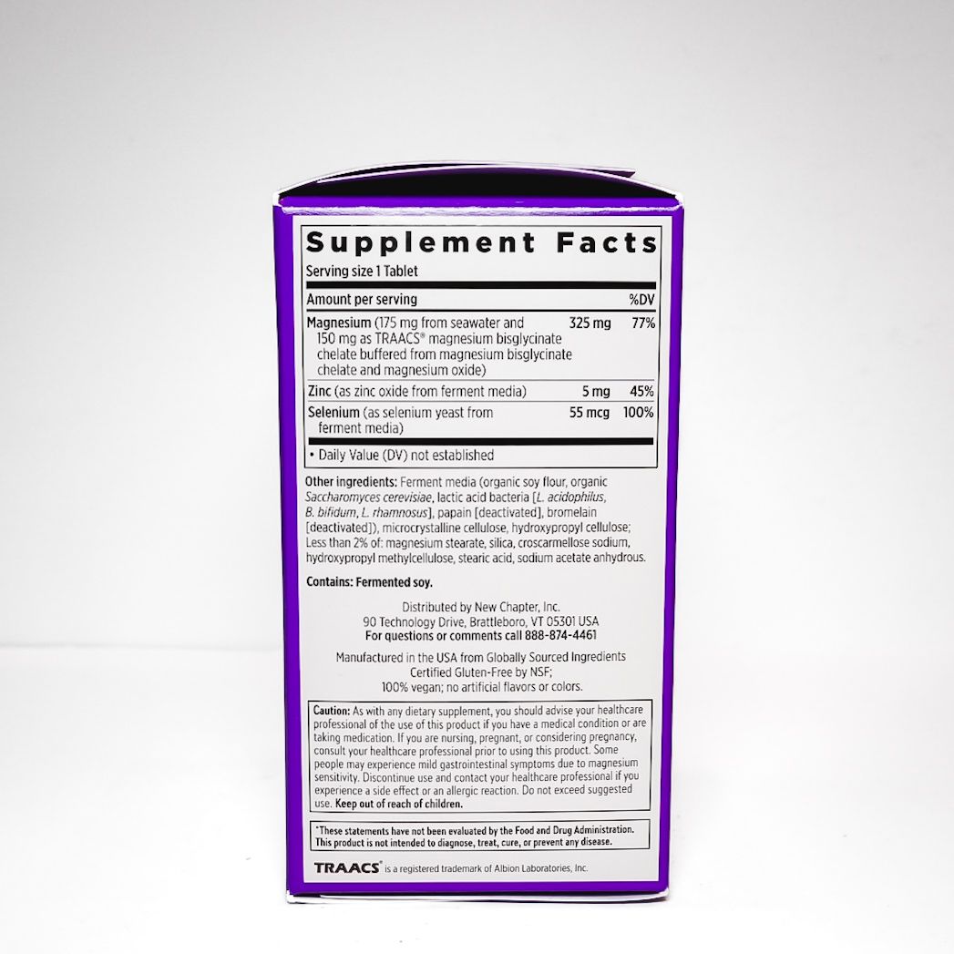 New Chapter Magnesium Selenium Zinc