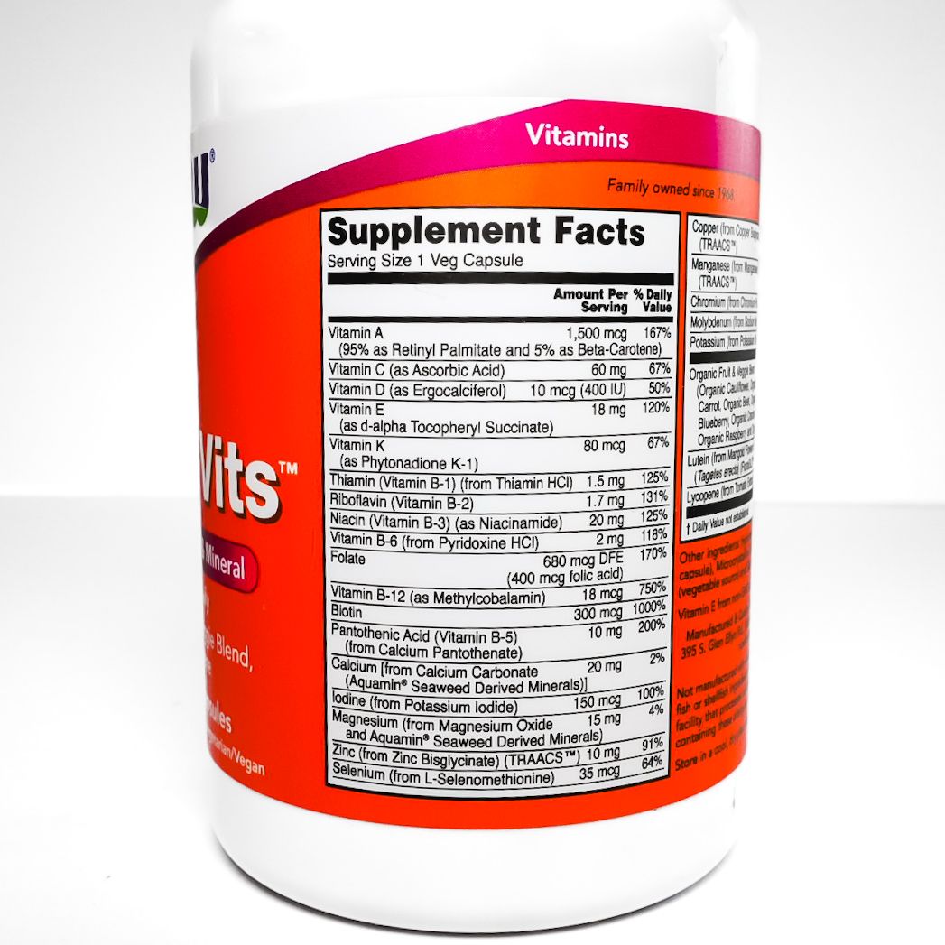 Now Foods Daily Vits Capsules