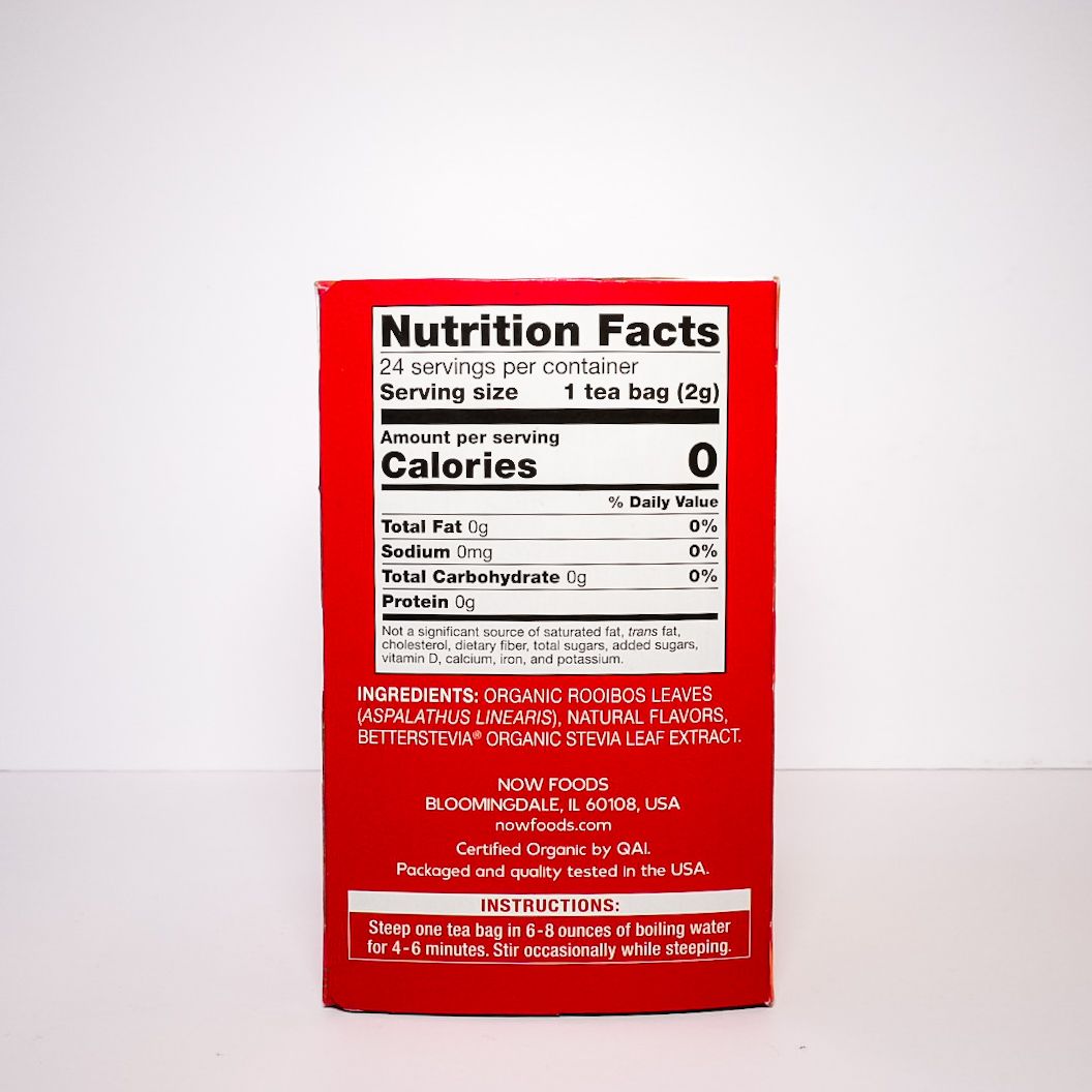Now Foods Better Off Red Tea Bags