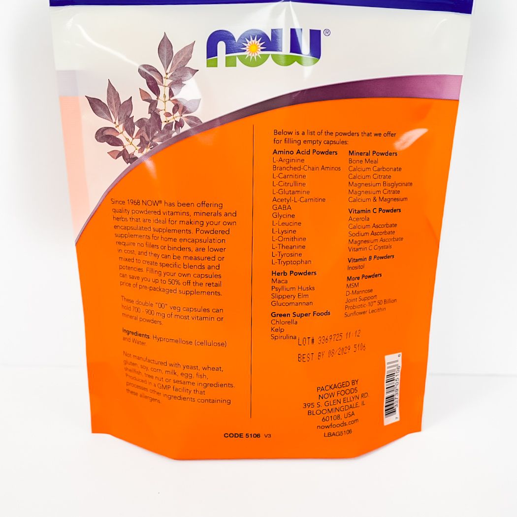 Now Foods Double 00 Veg Capsules
