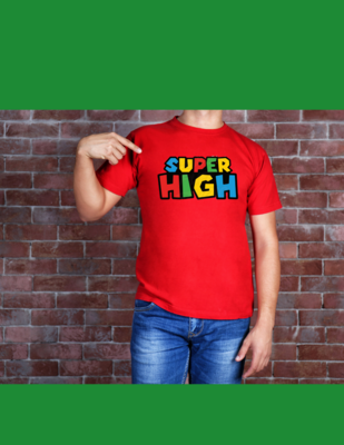 Super High Marijuana Graphic T-Shirt