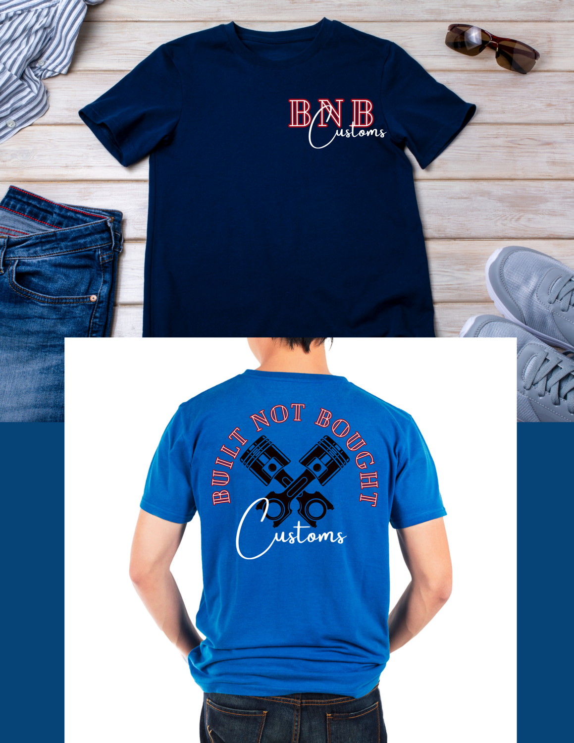 Built Not Bought Customs T-Shirt