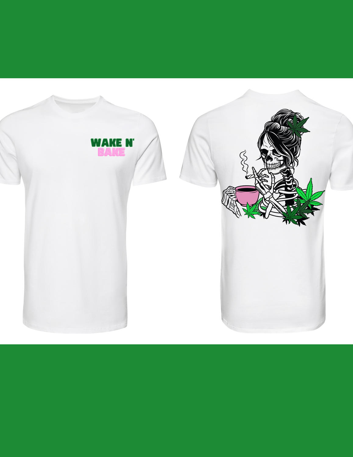 Wake N Bake Marijuana Graphic T-Shirt