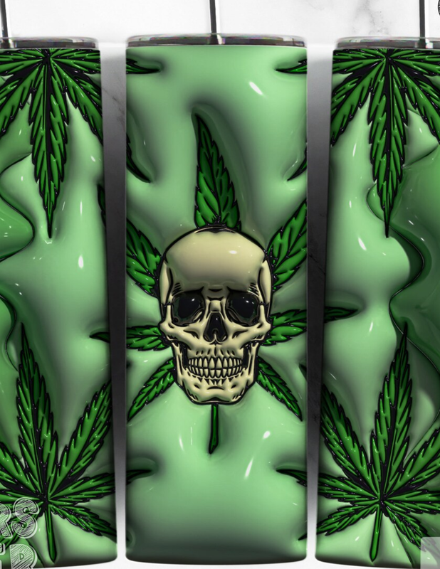 Dope Skull Marijuana Tumbler