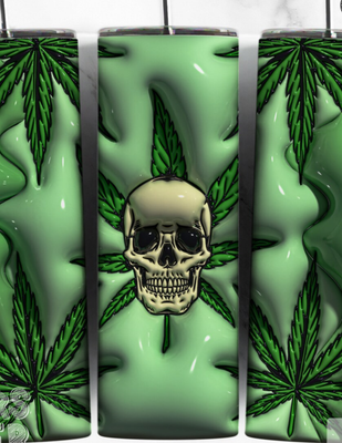 Dope Skull Marijuana Tumbler